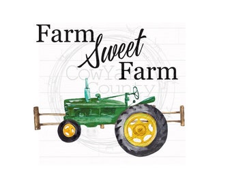 Farm Sweet Farm png, Spring Sublimation, Farm Sublimation, Sublimation Designs, Tractor png, Farm png, Digital Download, Sublimation png
