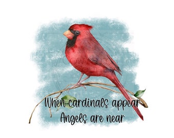 Cardinal Branch PNG, Cardinal Sublimation, Christmas Images, Christmas Sublimation Designs, Christmas Designs, Christmas PNG