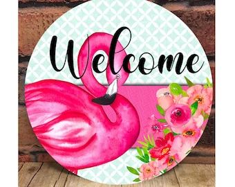 Flamingo Round Door png, Sublimation Designs, Flamingo png, Summer png, Beach png, Digital Download, Spring png