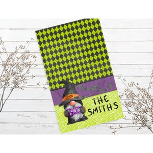 Halloween Gnome Towel PNG, Fall Sublimation, Sublimation Designs, Fall png, Full Bleed Towel png, DIGITAL DOWNLOAD, Halloween png
