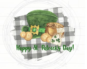 St. Patrick's Day PNG, Vårsublimering, Sublimeringsdesigner, Digitala Designer, Vår PNG, St. Patrick's Day PNG, Irländsk Gnome PNG, Shamrock