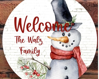 Brick Snowman Door Hanger, Christmas Sublimation, Winter Sublimation, Digital Downloads, Christmas png, Snowman png, Sublimation Designs