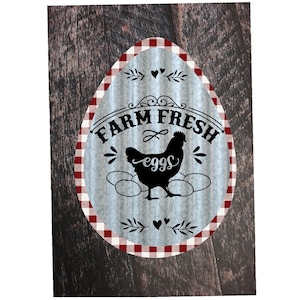 Farm Fresh Eggs Egg Door Hanger Designs, Easter Door Hangers, Farm  Sublimation,  Spring Farmhouse PNG, Farm PNG. Chicken Designs, Farm