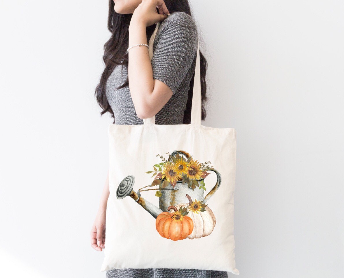 Fall Watering Can Design Pumpkin Images Fall Sublimation Etsy