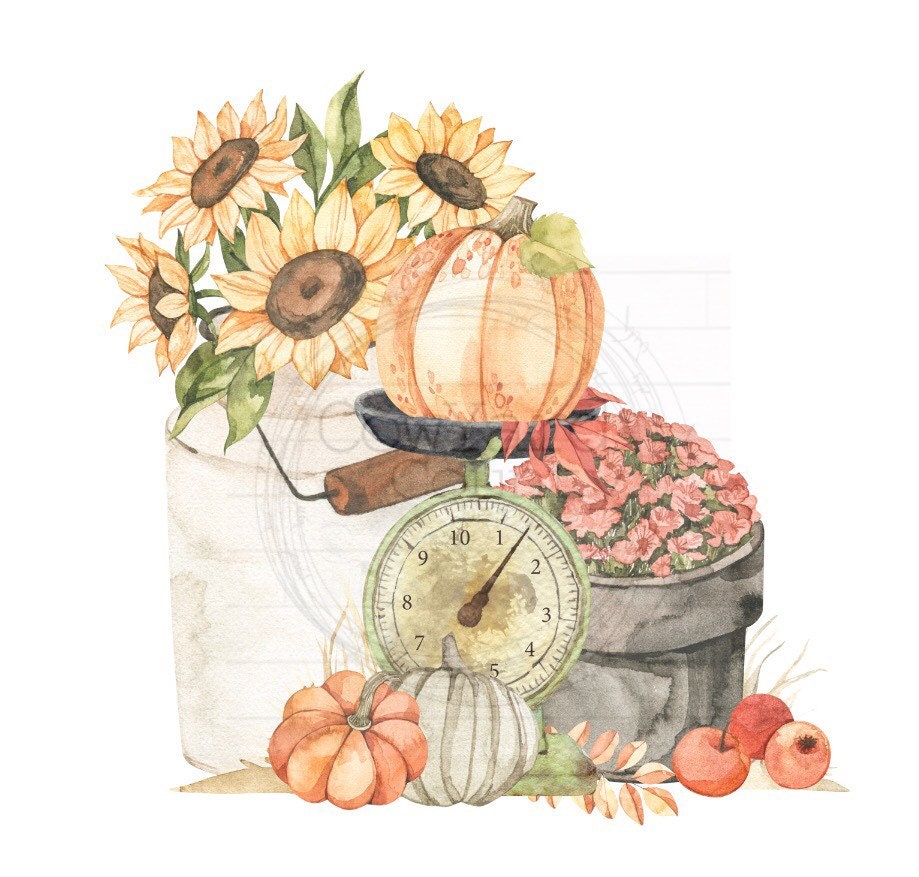 Escala de otoño PNG, Halloween PNG, Diseños de sublimación, Sublimación de otoño, Otoño PNG, Descargas digitales, Huerto de calabazas PNG, Granja PNG