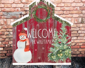 Red Barn Door Hanger, Farmhouse Sublimation, Christmas PNG,  Sublimation Designs, Slinging Arrow png, Barn png, Farmhouse door hangers