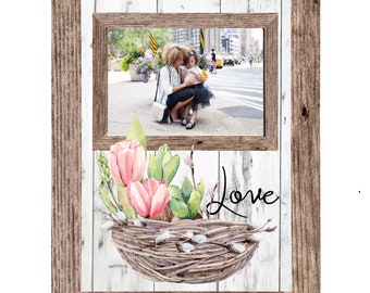 Photo Frame Design, Mother's Day Frame Sublimation Images, 8x10.25 inch Templates, Grandma png, Photo Frame PNG, Picture Frame Board