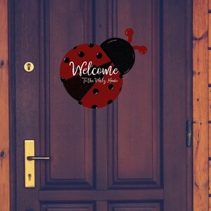 Red and Blank Ladybug Door Hanger Png Sublimation Designs - Etsy