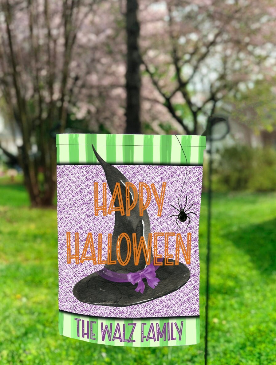 Outdoor Halloween Decor Halloween Garden Double Sided Banner Ghost