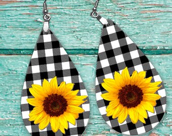 Inilbran Boucles D'oreilles Tournesol Boho Boucles D'oreilles