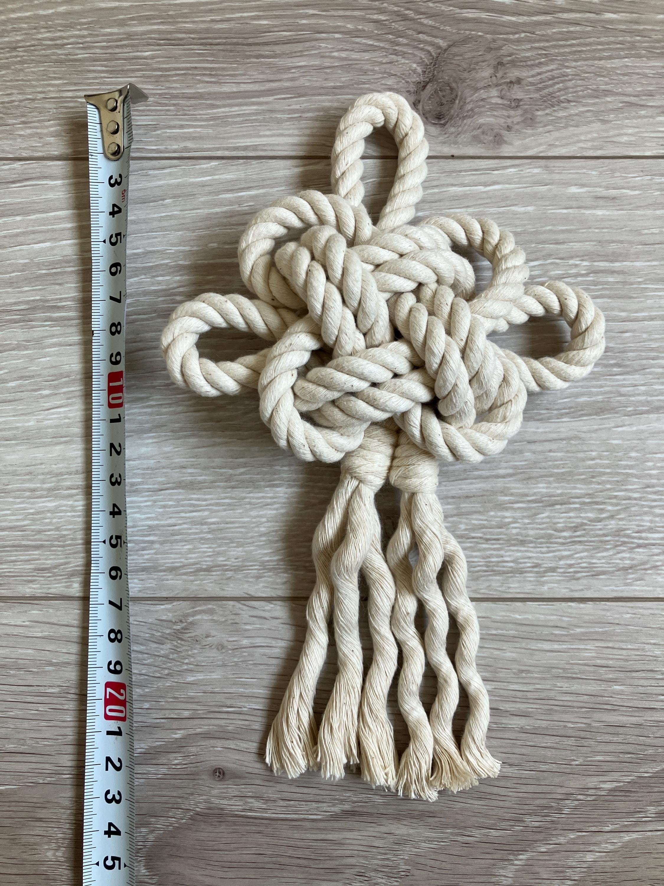 Cotton Rope Kiku Musubi Knot: Japanese Shimenawa Wall Art - Etsy