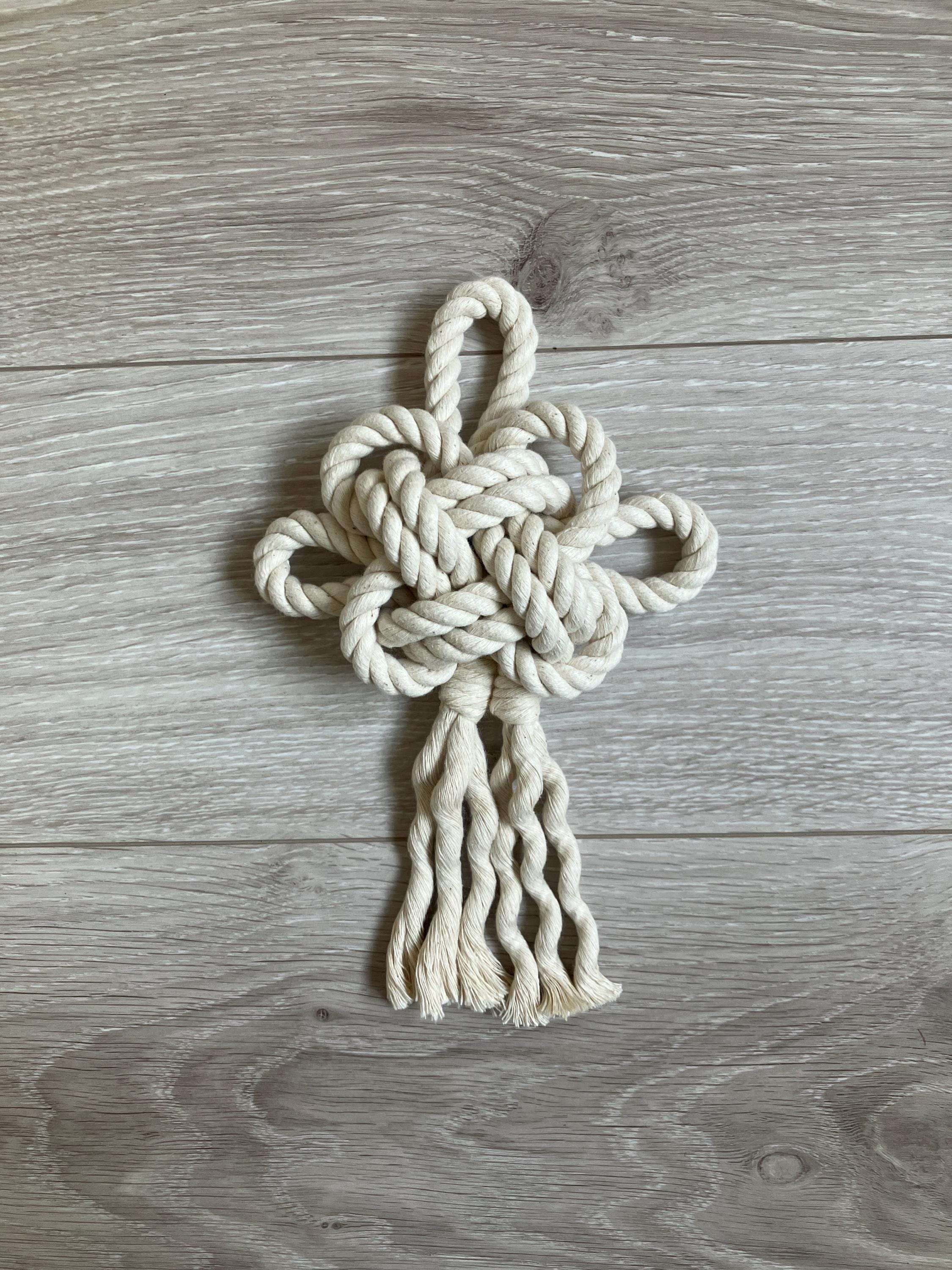 Cotton Rope Kiku Musubi Knot: Japanese Shimenawa Wall Art - Etsy UK