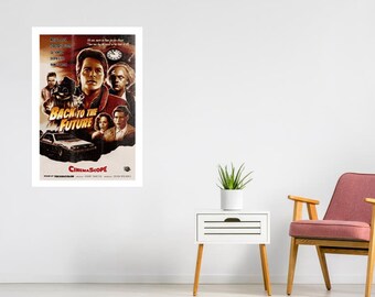 Back Future Wall Art Etsy