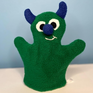 Green Monster Hand Puppet