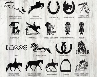 COWBOY HAT HORSE BODY Vinyl Decal Sticker C