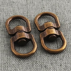 Swivel Connector 360º Antique Bronze LARGE Connector Link 49*16mm Key Ring Connector Swivel Hooks FOR Handbag Jewelry Dog leash-8pcs