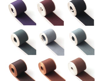 1 1/2 Inch Webbing Cotton Woven Trim Heavy Duty Bag Handles Webbing Purse Strap For Tote Bag Upholstery Webbing 9 Sheer Color By the yard