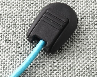 Plastic Cord Lock Stopper Cord End Cap Plastic Buckle Cord Stopper Ends FOR Bagpack Rope Paracord Purse-20pcs