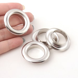 Large Eyelets Grommets For Bag Purse Curtain Extra Large Grommets With Washer Leathercraft Repair Sewing Grommet-10sets