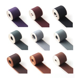 1 1/2 Inch Webbing Cotton Woven Trim Heavy Duty Bag Handles Webbing Purse Strap For Tote Bag Upholstery Webbing 9 Sheer Color By the yard