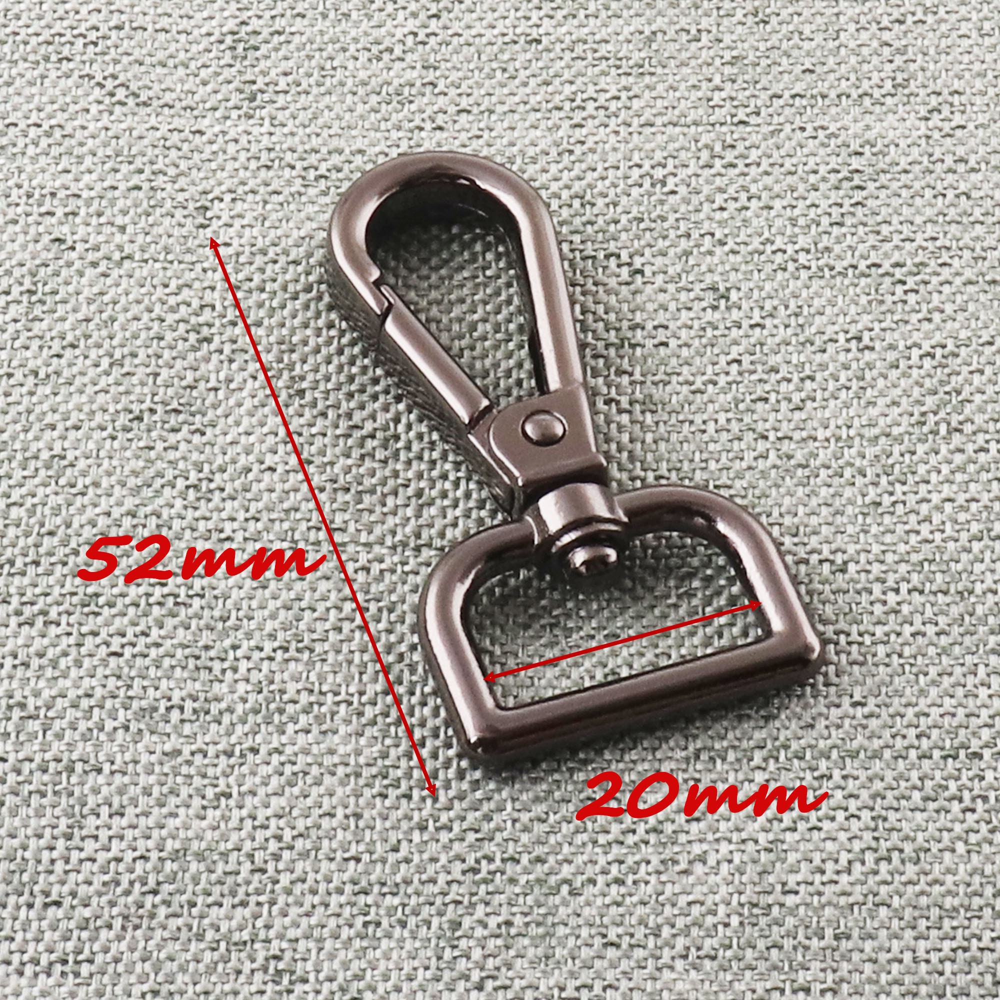 Swivel Clasps Swivel Dog Collar Hook 3/4 Gunmetal Lobster Etsy