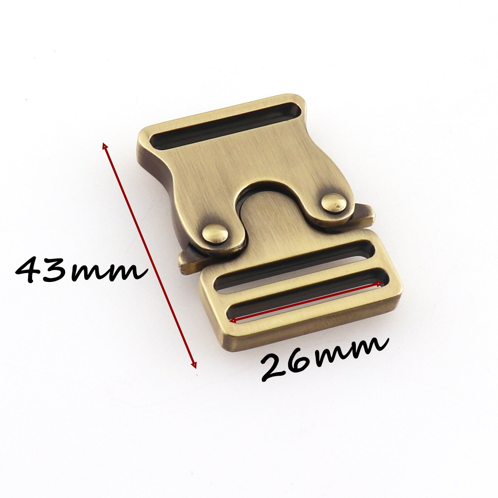 Metal Quick Side Release Buckle Antique Bronze Quality bing Etsy