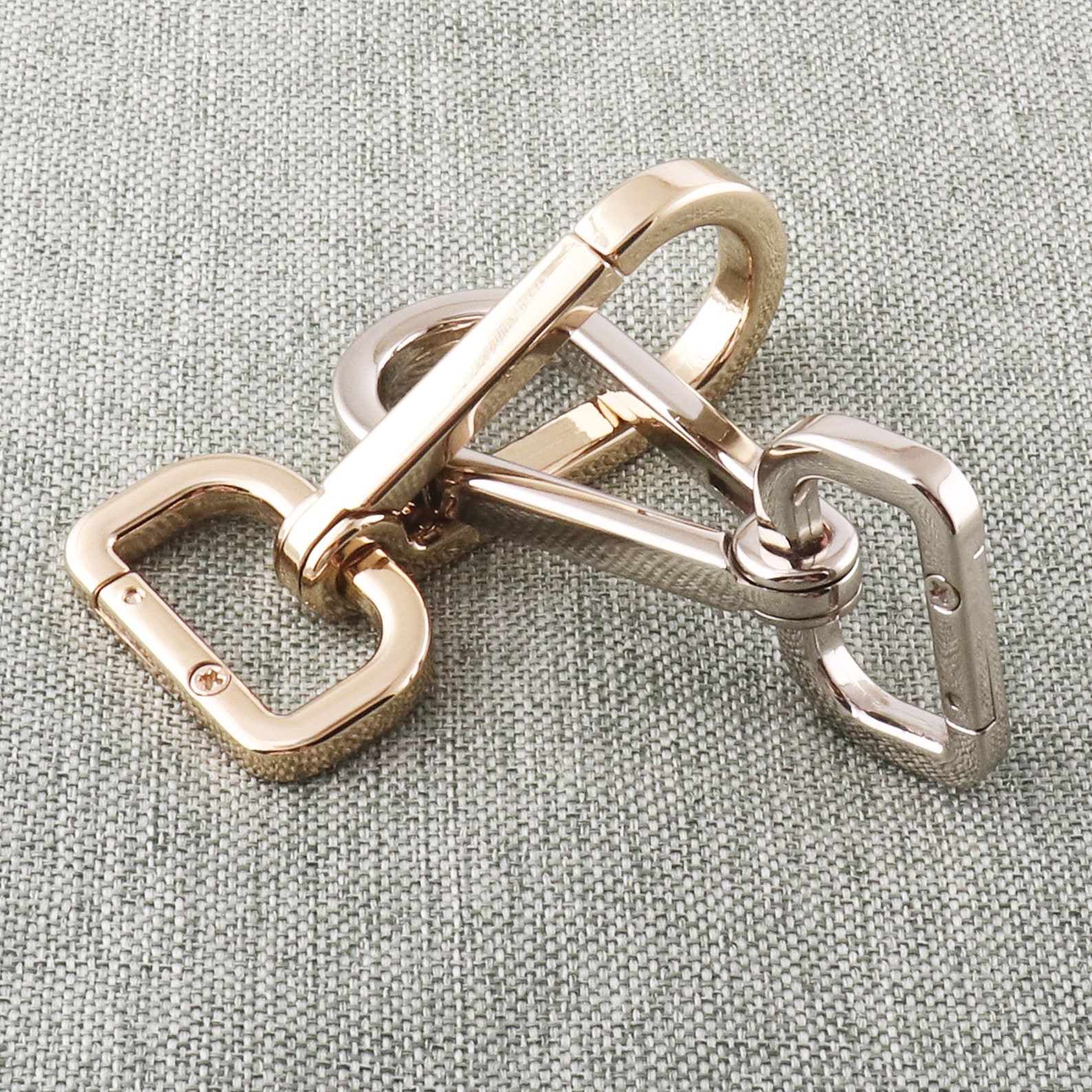 Swivel Clasp Large Swivel Lobster 1 Inch Light Gold/silver - Etsy