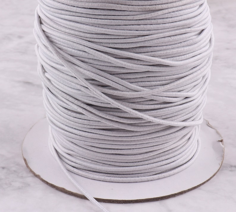 White Strong Stretchy Elastic String, Beading Cord, Jewelry Making Wire