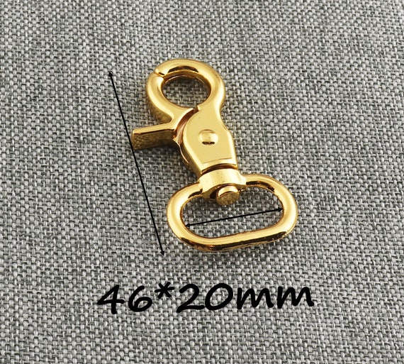 Lobster Swivel Clasp Swivel Trigger Clips Snap Hook 12/20mm Gold