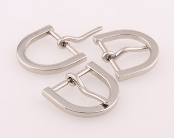 Silver Pin buckle belt buckle Strap Adjuster buckle Metal buckle bronze buckle Center Bar Buckle 1" Metal Buckle For Bag belt Clothing DIY