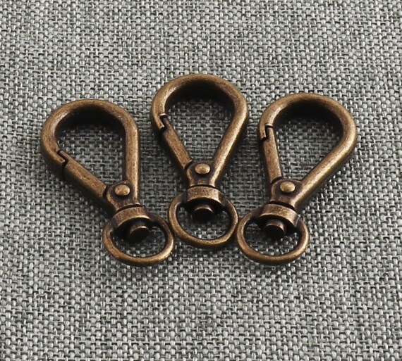 Swivel Clasps Lanyard Snap Hook Metal Antique Bronze Lobster Clasp Key Ring  Clasps for Hanging Key Chains Dog Leashes Crafts Decorations -  Canada