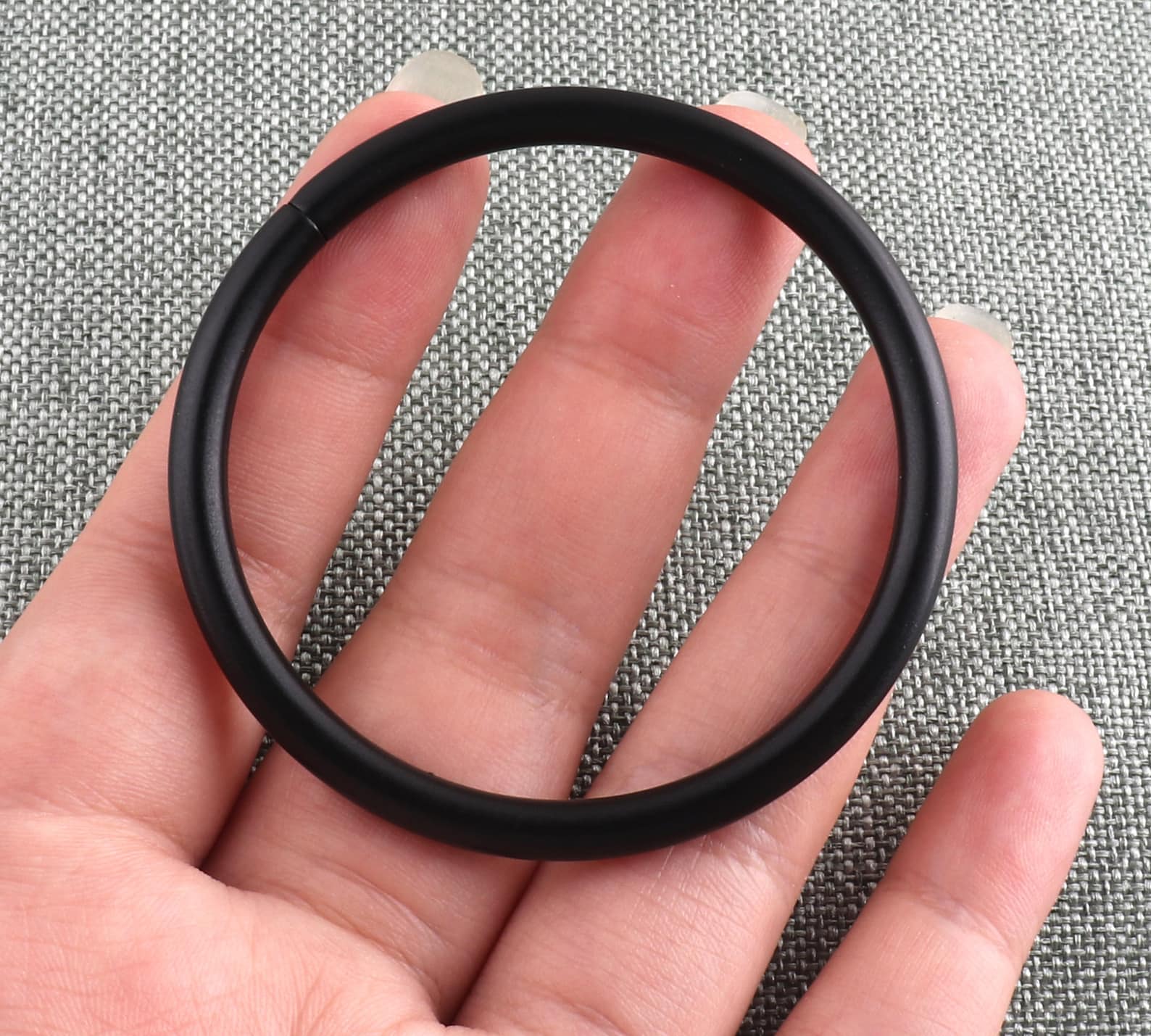 Black O Ring Non Welded 45/51mm Metal Orings Open Round Etsy