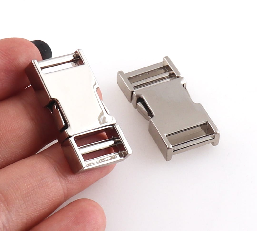 Fibbia In Metallo Scorrevole Per Cinghie Di Cintura Zaini - Foto 9