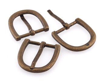 Strap Buckle Center Bar Buckle Single Prong Belt Buckle Webbing Buckle Pin Buckle Purse Buckle 3/5" Mental Buckle For Bag belt Clothing DIY