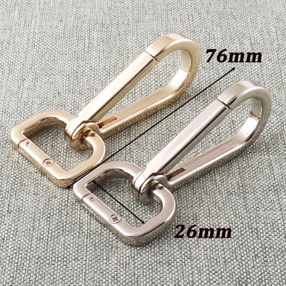 Swivel Clasp Large Swivel Lobster 1 Inch Light Gold/silver Heavy Duty Snap  Hook for Purse Leather Crafts Push Gate Clasp Strap-2pcs -  Canada