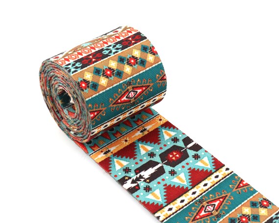 Stripe Webbing 48mm Cotton Polyester Chinese Style Webbing Ribbon,Purse Strap Bag Strap key fob webbing Bag straps belt supplies