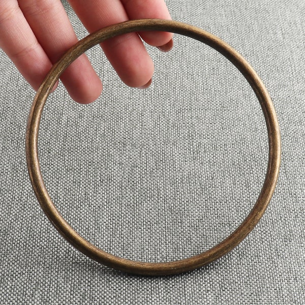 Antique Bronze O Ring Extra Large 90mm Metal O Buckle Heavy Duty O Ring FOR Bag Holder Purse Frame DIY Jewelry Leather Crafts-2pcs