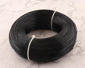 1.0 mm Aluminum wire black color Beading Jewelry Making Cord wire 18 Guage Findings DIY jewelry metal craft accessories 50 Ft