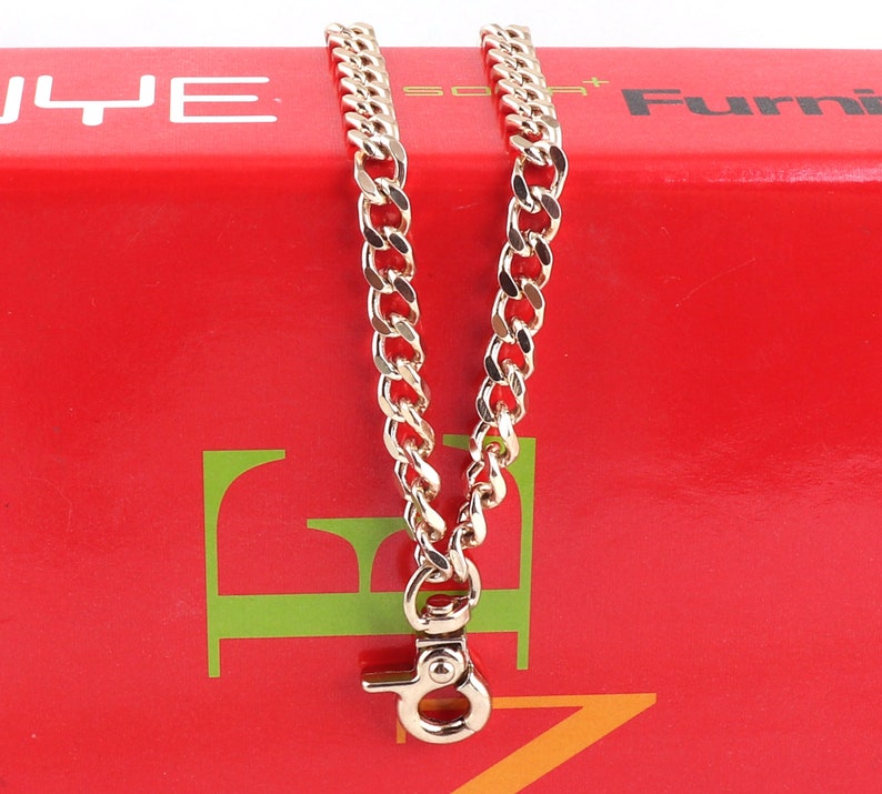 Gold Purse Chain 3/4extend Chain With Clasp Shoulder Bag Etsy