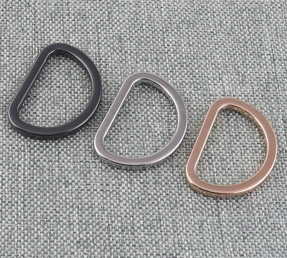 2 Inch Gold/gunmetal D Rings Metal D-rings Large D Ring D Loop D