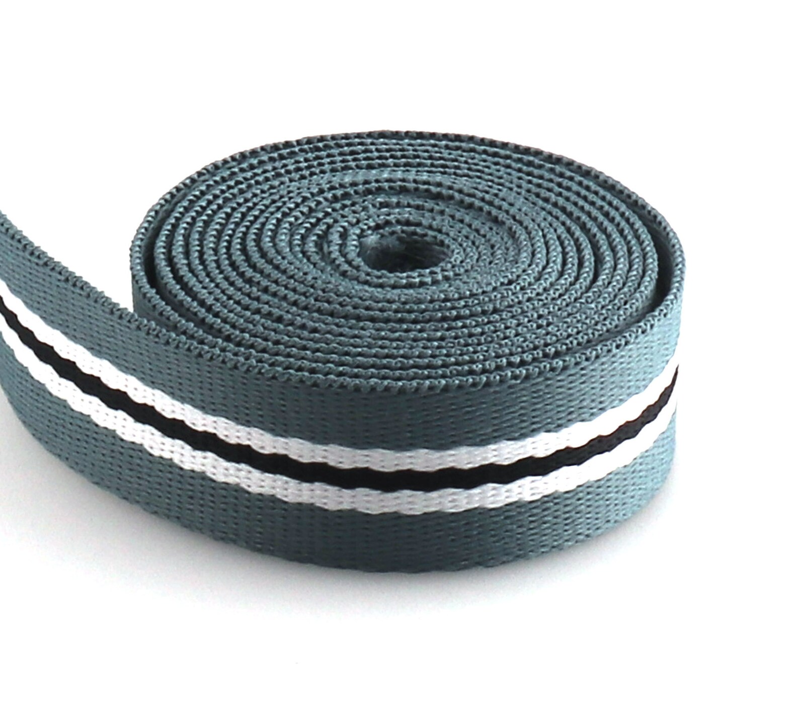 Nylon bing Ribbon Heavy Duty Blue Striped bing Woven 1 Etsy