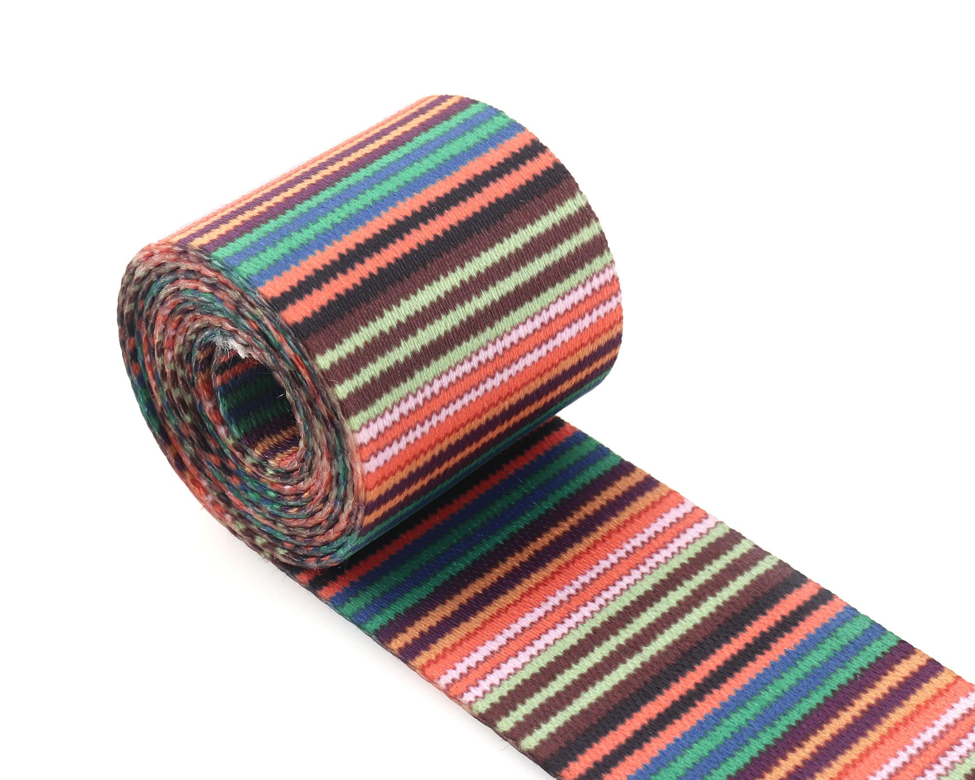 GORGECRAFT Cinghie in Fettuccia A Righe 38mm Cinghie Resistenti 5 Iarde Strisce Bianche e Dorate Metallizzate Cinghie per Zaino Cintura in Nylon Acquamarina di Medie Dimensioni Cucito Artigianato