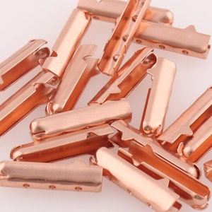 20 PCS Shoelace Bullets Shoelace Tips Sneaker Replacement Tips 3.5mm inner Rose Gold Metal Aglets For Cord sneaker shoes clothing