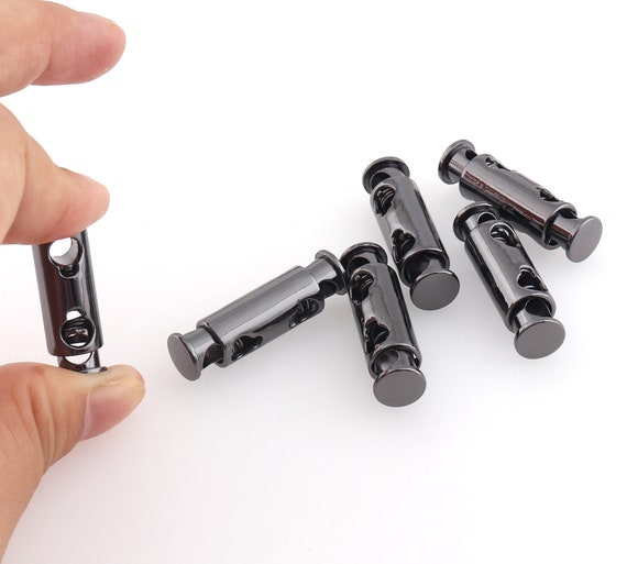 Metal Cord Stoppers - Silver (sold per pair) Metal Cord Stoppers - Silver (sold per pair)
