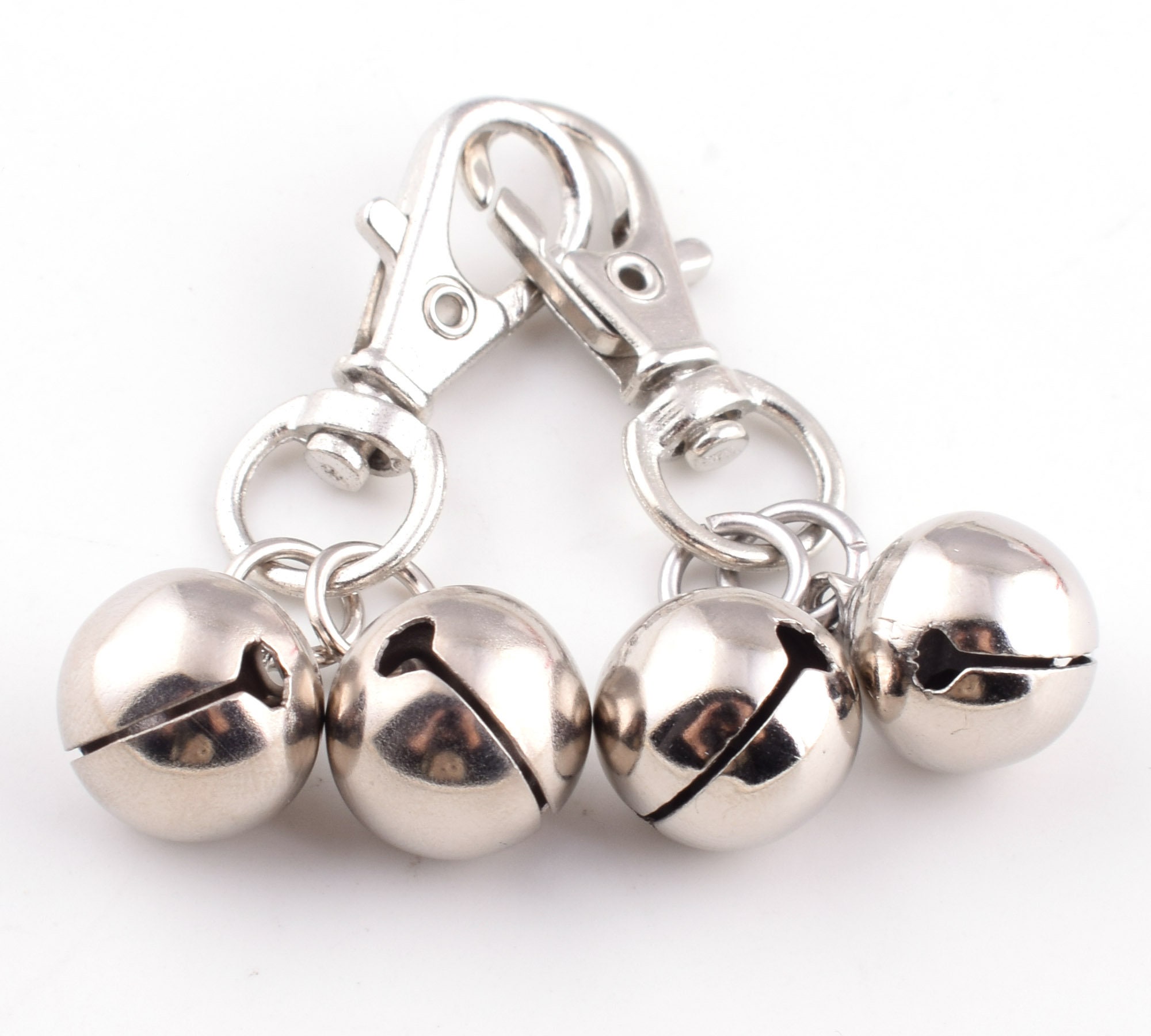 Key Chain Key Ring Jingle Bell Key Chain Silver Bells With