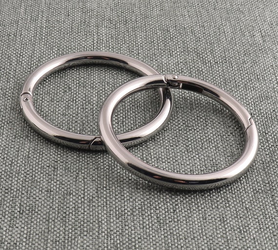 Metal O Ring Spring Clasps Openable Round Carabiner - Temu