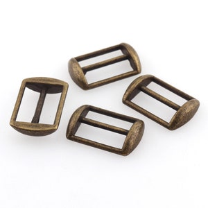 Adjuster buckle Slide Buckle Antique Bronze Adjustable Slide Buckle Strap buckle Strap slider strap adjuster purse hardware-2 Dozen