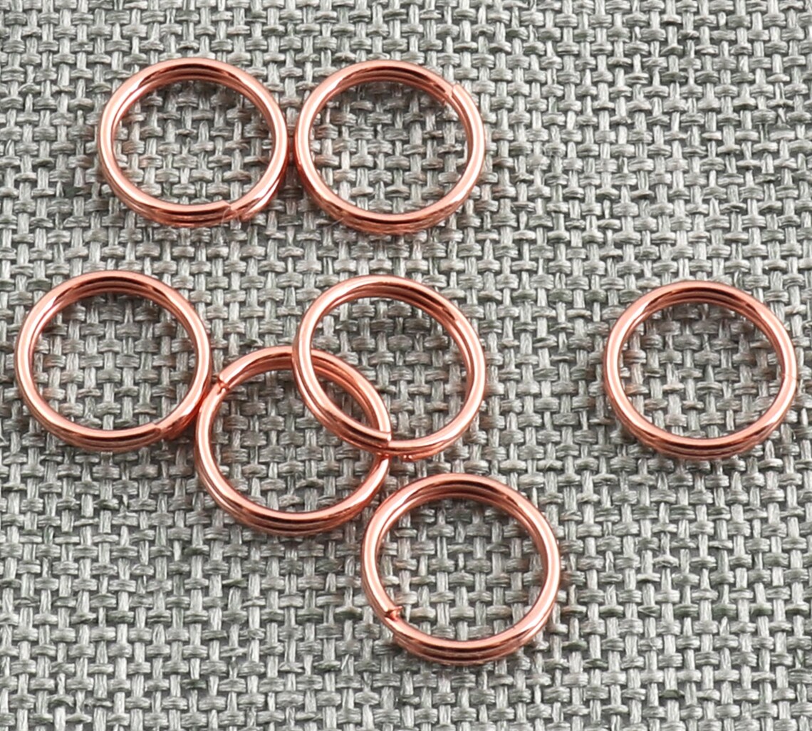 CHOOSE YOUR COLORSplit Rings 10mm Small Split Rings Open Jump Etsy