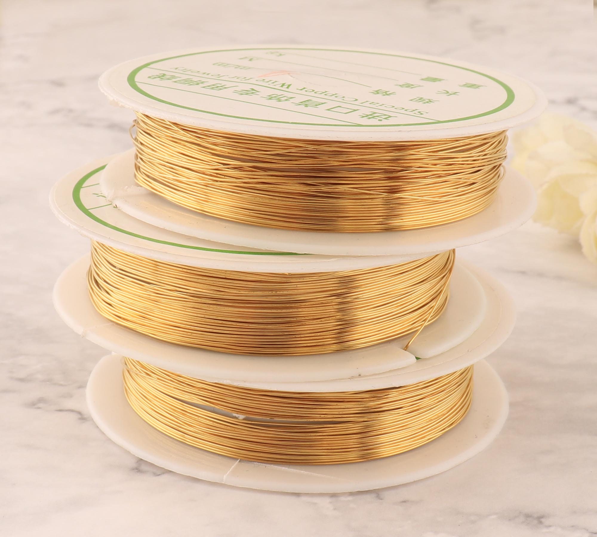 Gold Plated Copper Wire Jewelry Crafting Wire Wrapping Etsy