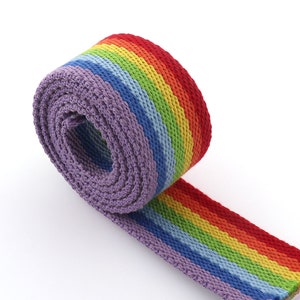 Strap webbing 1.5" cotton/polyester webbing soft ribbon 7 color cotton webbing for Handbag Strap Webbing Belt Strap Webbing Bag strap image 4